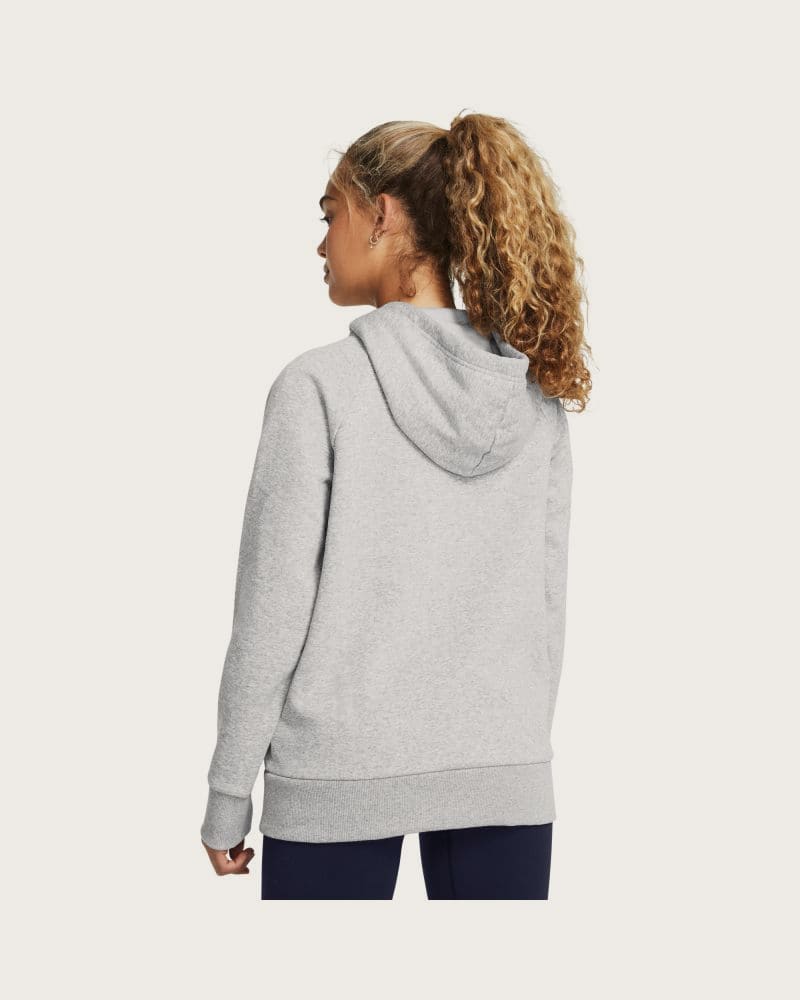 Dámska zateplená mikina s kapucňou UNDER ARMOUR Rival Fleece Wordmark Hoodie-GRY – fotka 2
