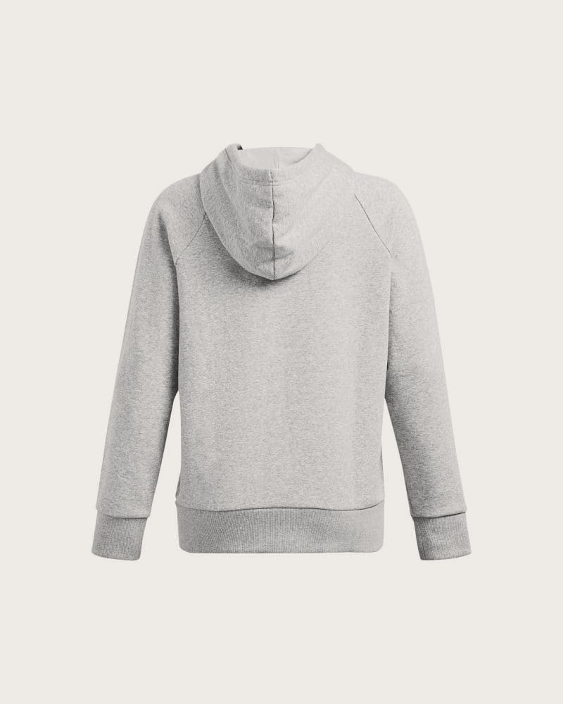 Dámska zateplená mikina s kapucňou UNDER ARMOUR Rival Fleece Wordmark Hoodie-GRY – fotka 5