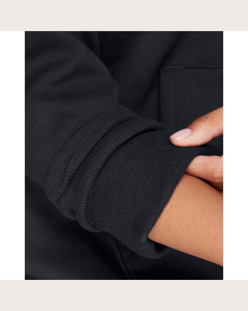 Dámska zateplená mikina s kapucňou UNDER ARMOUR Rival Fleece Wordmark Hoodie-BLK – fotka 3