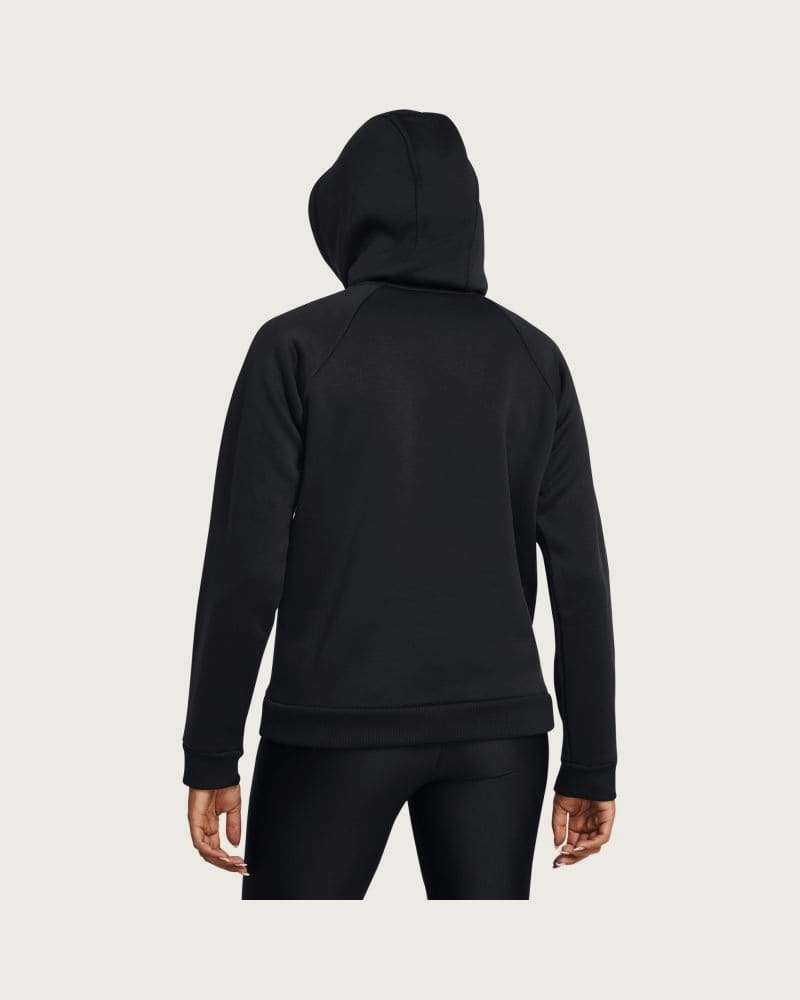 Dámska zateplená mikina s kapucňou UNDER ARMOUR UA Armour Fleece Hoodie-BLK – fotka 2