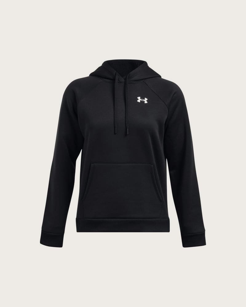 Dámska zateplená mikina s kapucňou UNDER ARMOUR UA Armour Fleece Hoodie-BLK – fotka 4