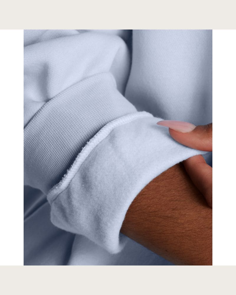 Dámska zateplená mikina UNDER ARMOUR UA Icon Fleece OS Mock Crew-BLU – fotka 3
