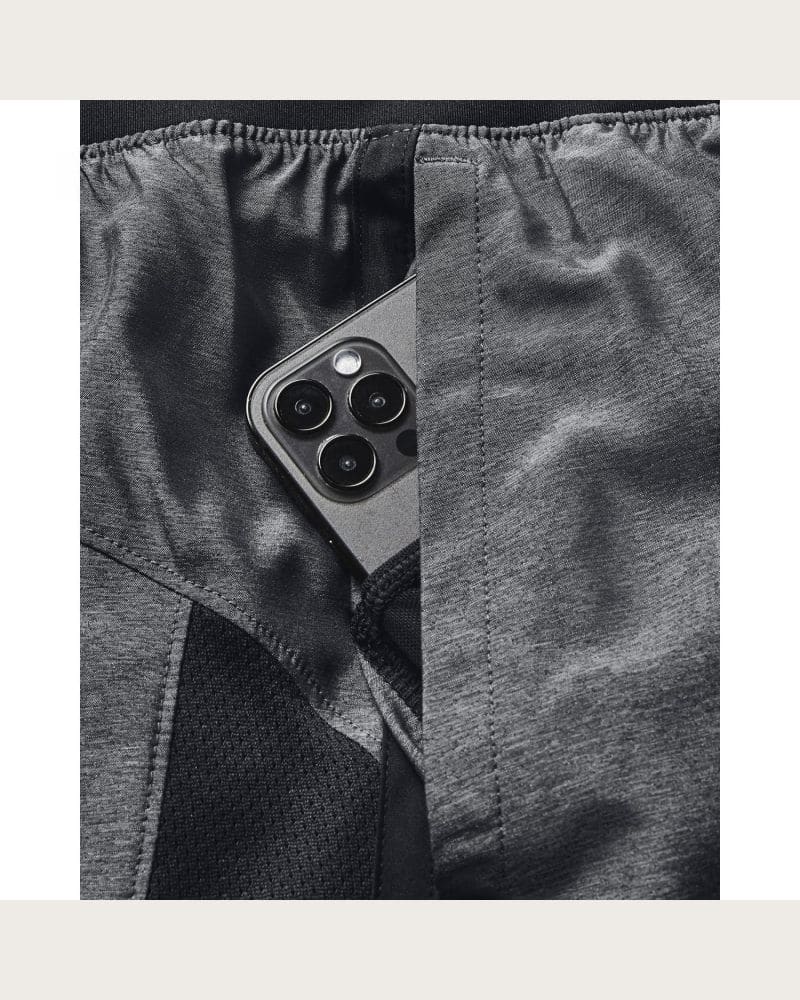 Pánske tréningové kraťasy UNDER ARMOUR UA LAUNCH 7 HEATHER SHORTS-BLK – fotka 5