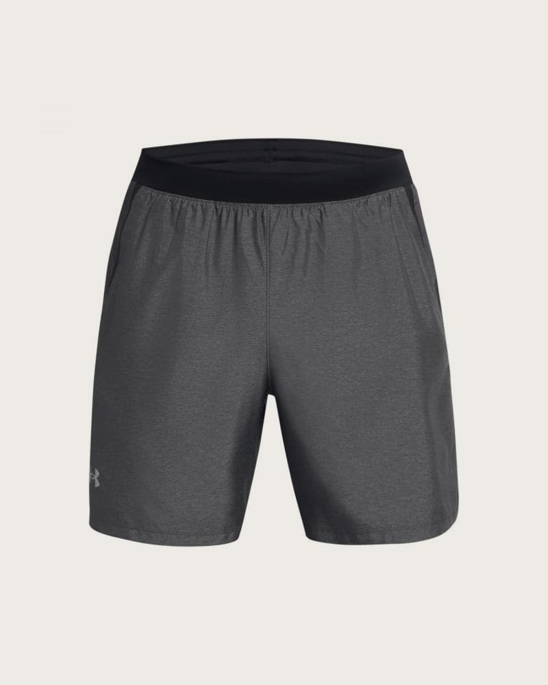 Pánske tréningové kraťasy UNDER ARMOUR UA LAUNCH 7 HEATHER SHORTS-BLK – fotka 6