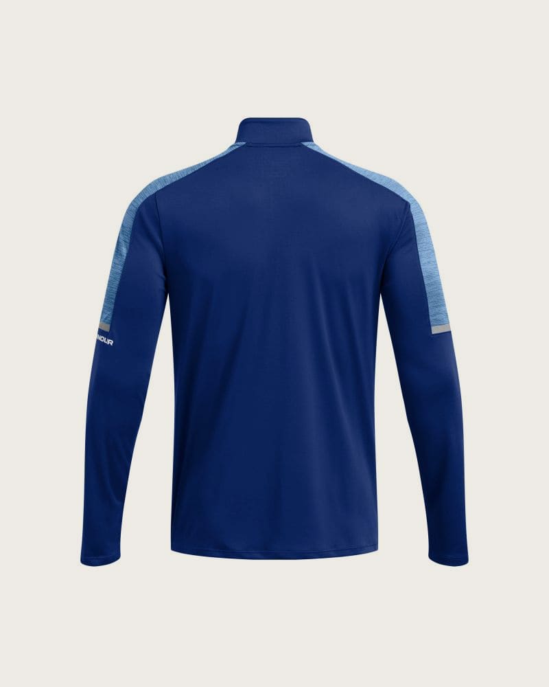 Pánska bežecká mikina s 1 2 zipsom UNDER ARMOUR UA Tech Utility 1 4 Zip-BLU – fotka 5
