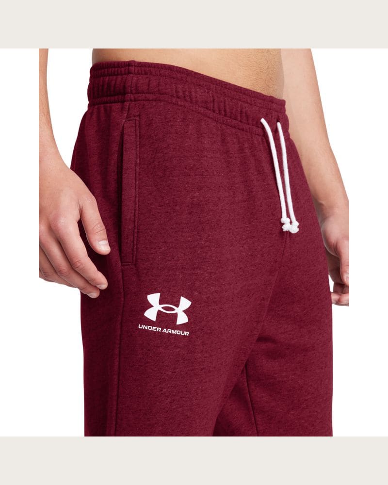 Pánske tepláky UNDER ARMOUR UA Rival Terry Jogger-RED – fotka 2