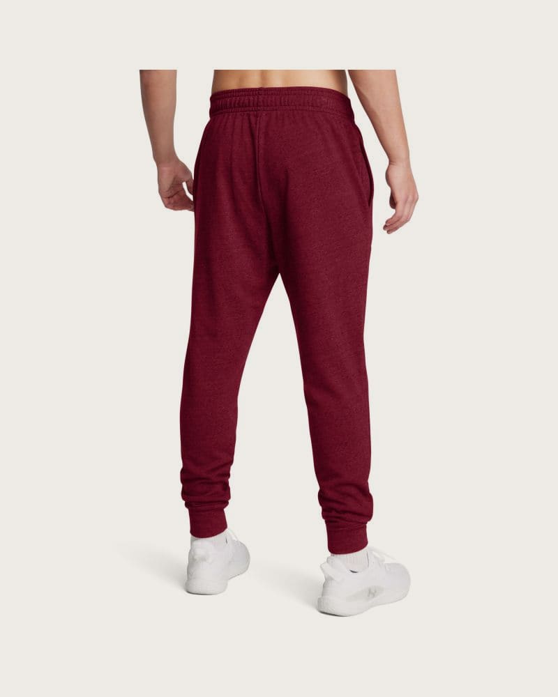 Pánske tepláky UNDER ARMOUR UA Rival Terry Jogger-RED – fotka 3