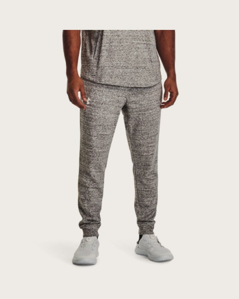 Pánske tepláky UNDER ARMOUR UA Rival Terry Jogger-WHT
