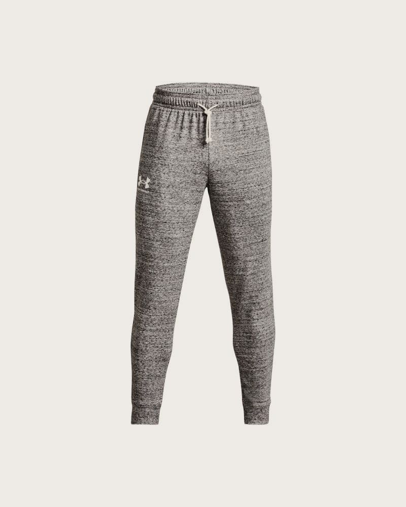 Pánske tepláky UNDER ARMOUR UA Rival Terry Jogger-WHT – fotka 5