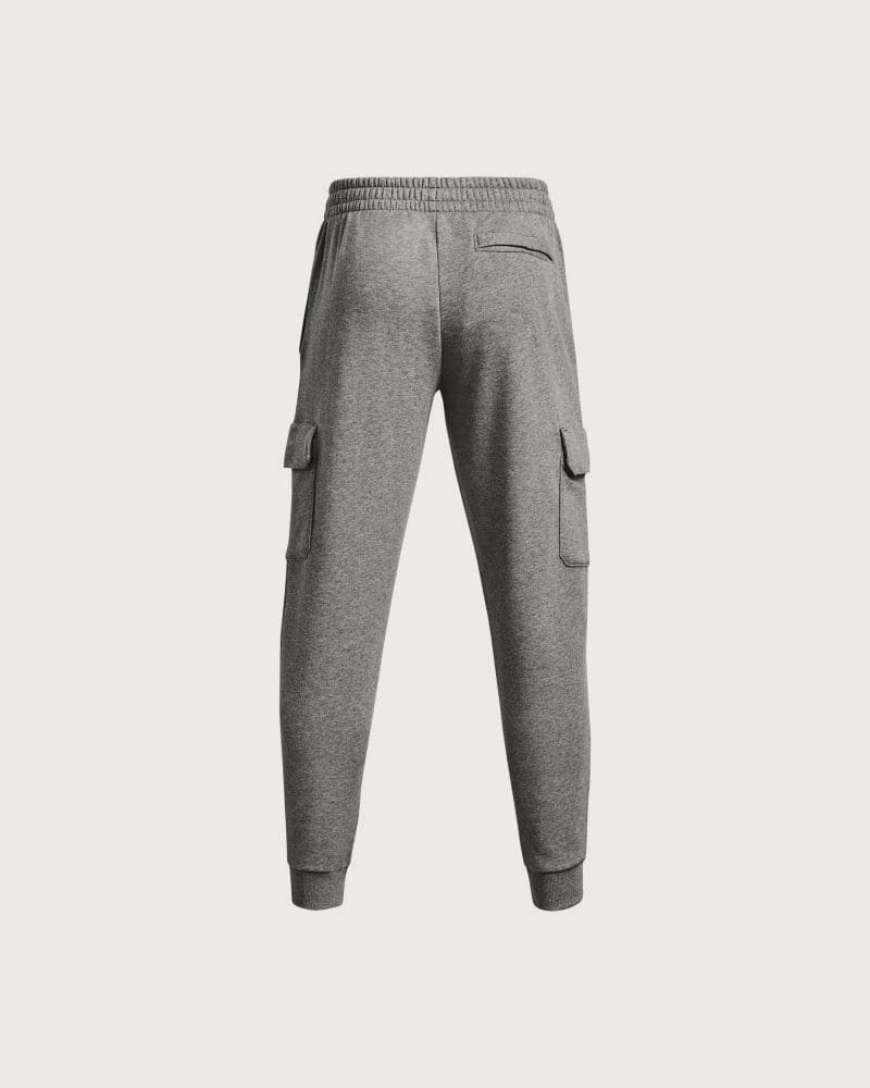 Pánske zateplené tepláky UNDER ARMOUR UA Rival Fleece Cargo Jogger-GRY – fotka 6