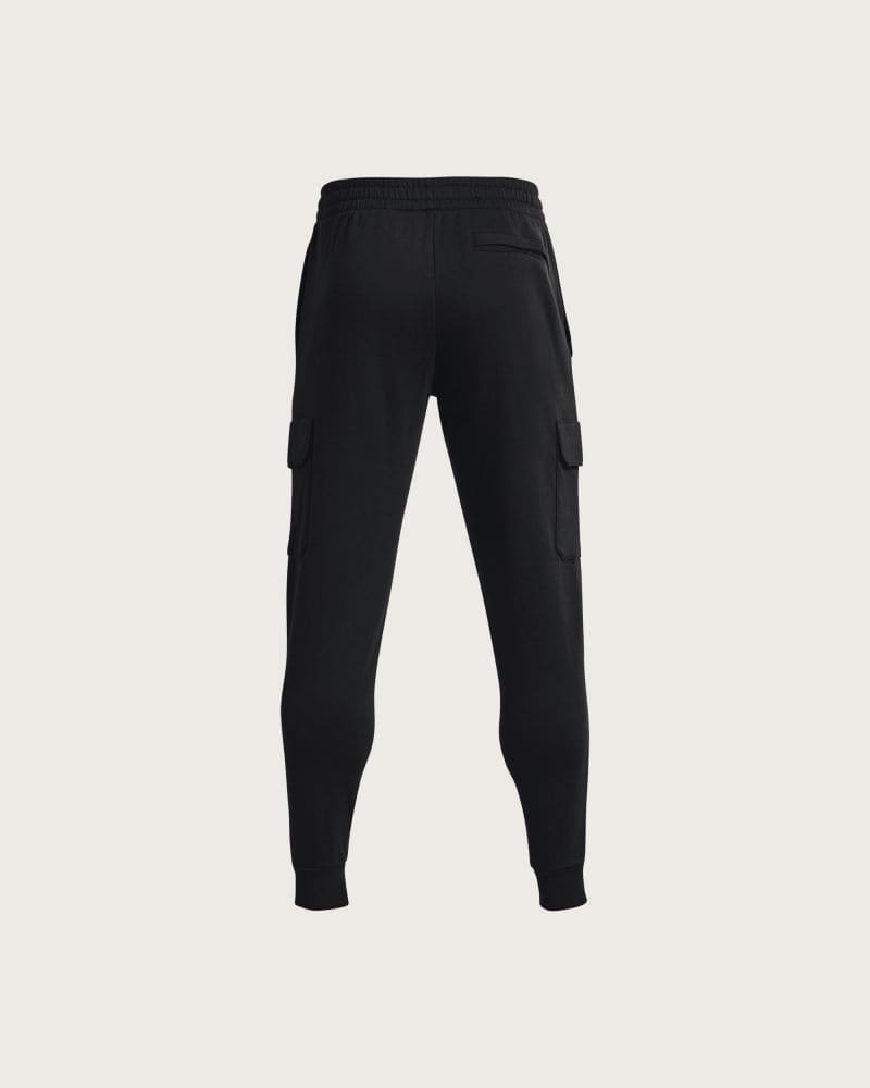 Pánske zateplené tepláky UNDER ARMOUR UA Rival Fleece Cargo Jogger-BLK – fotka 6