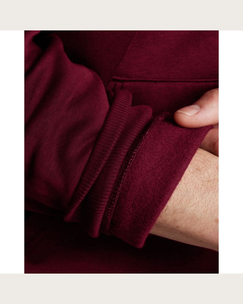 Pánska zateplená mikina so zipsom UNDER ARMOUR UA Rival Fleece FZ Hoodie-RED – fotka 3