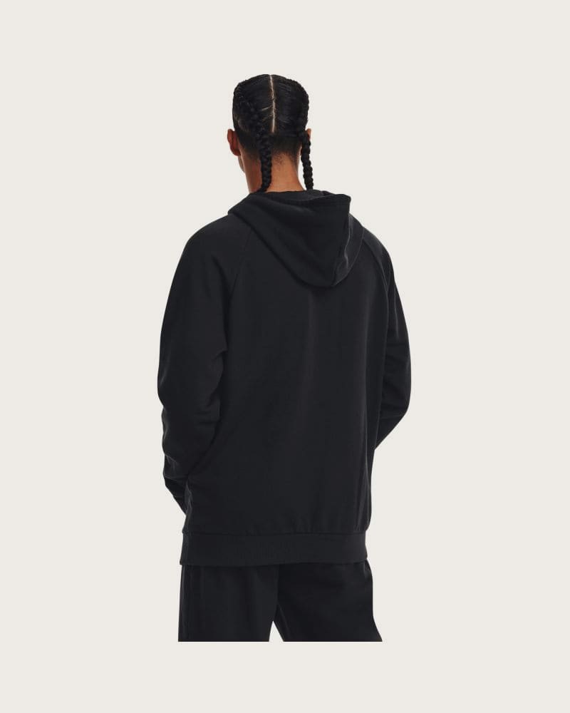Pánska zateplená mikina s kapucňou UNDER ARMOUR UA Rival Fleece Logo HD-BLK – fotka 2