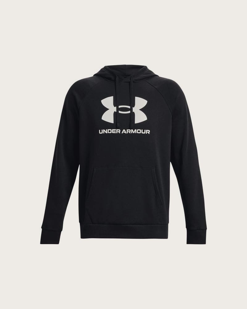 Pánska zateplená mikina s kapucňou UNDER ARMOUR UA Rival Fleece Logo HD-BLK – fotka 5