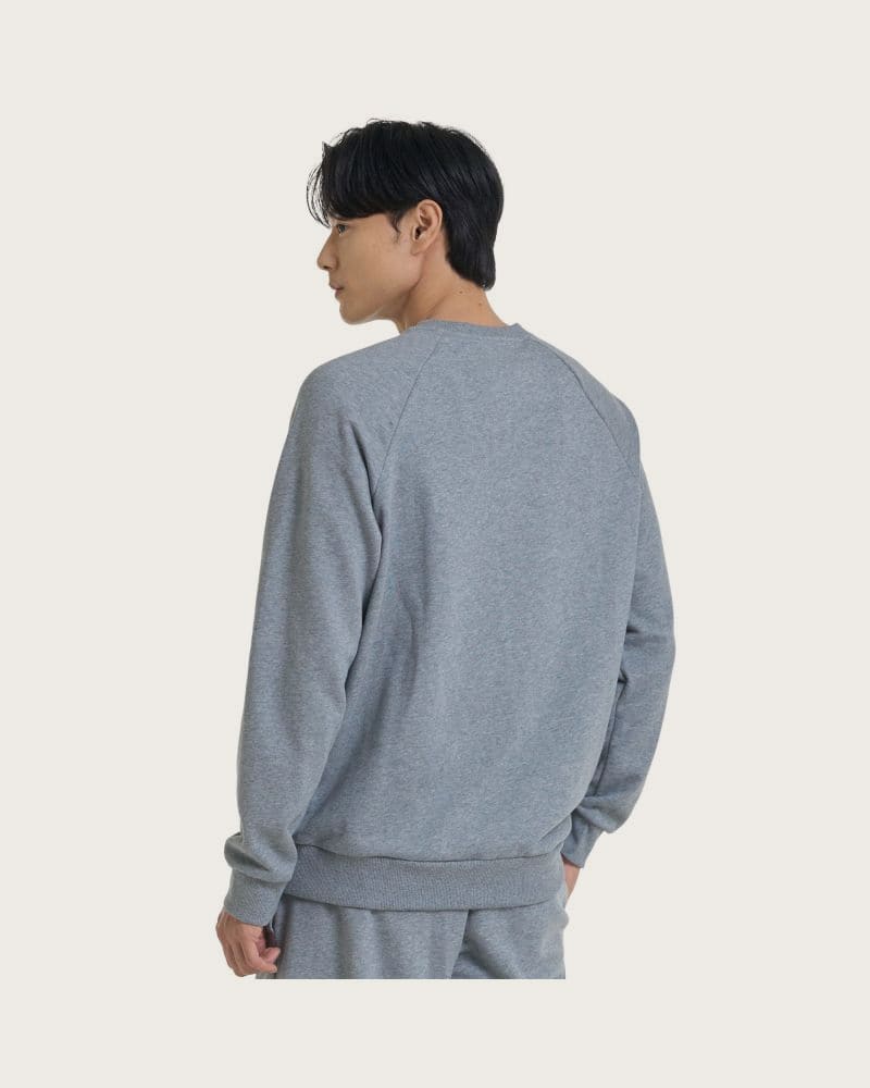Pánska zateplená mikina UNDER ARMOUR UA Rival Fleece Crew-GRY I – fotka 3