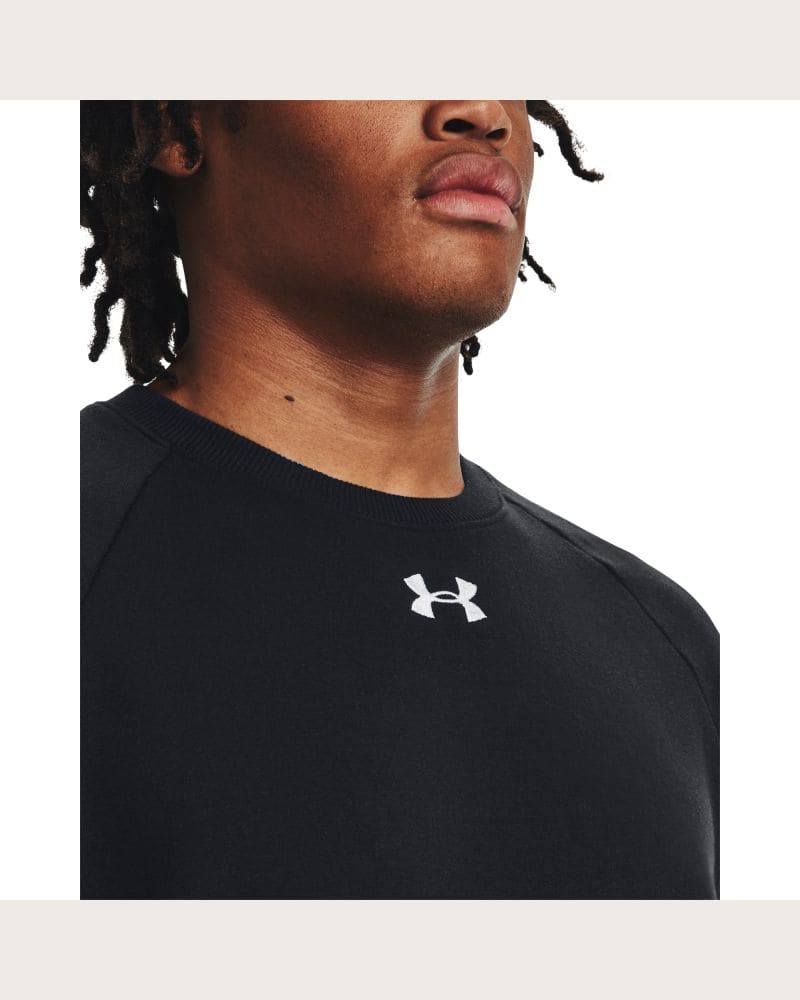 Pánska zateplená mikina UNDER ARMOUR UA Rival Fleece Crew-BLK I – fotka 6