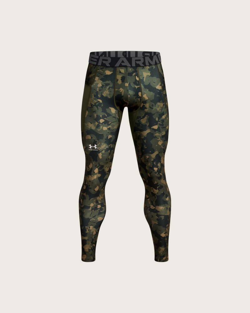 Pánske kompresné legíny UNDER ARMOUR UA HG Armour Prtd Lgs-GRN – fotka 5