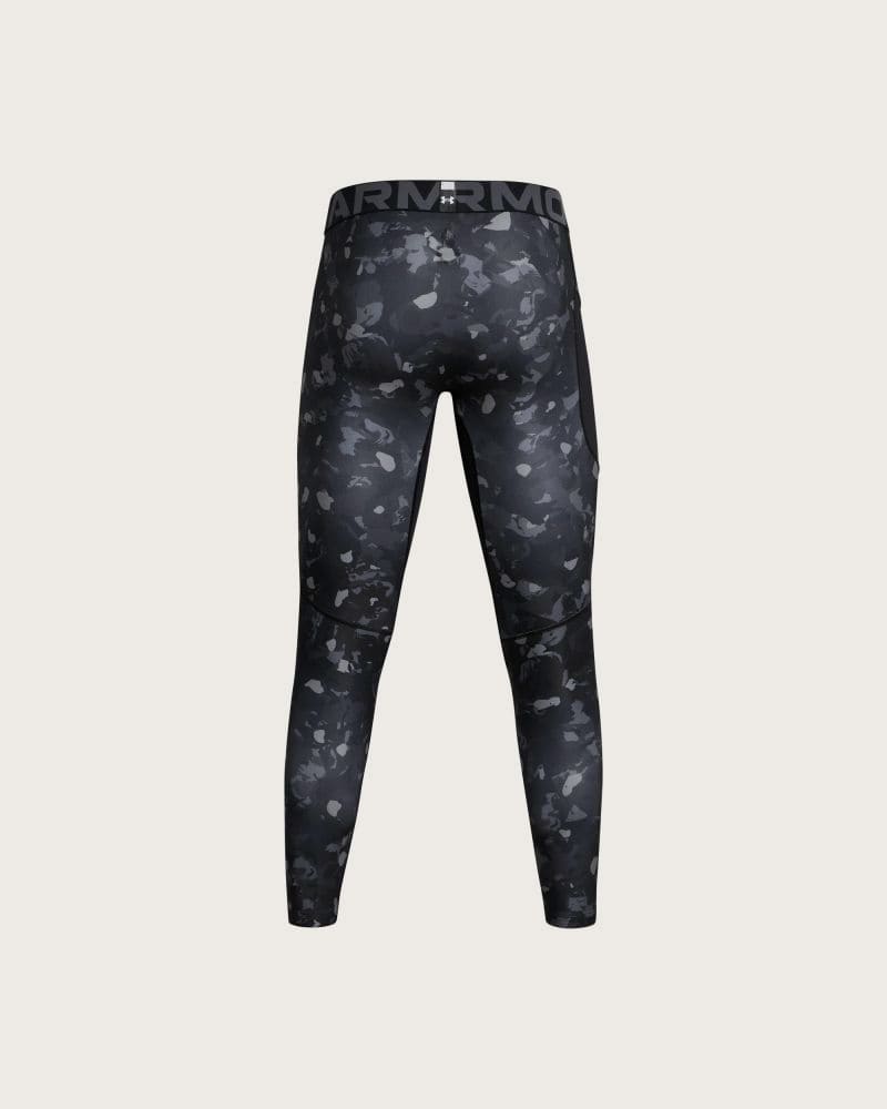 Pánske kompresné legíny UNDER ARMOUR UA HG Armour Prtd Lgs-BLK – fotka 6