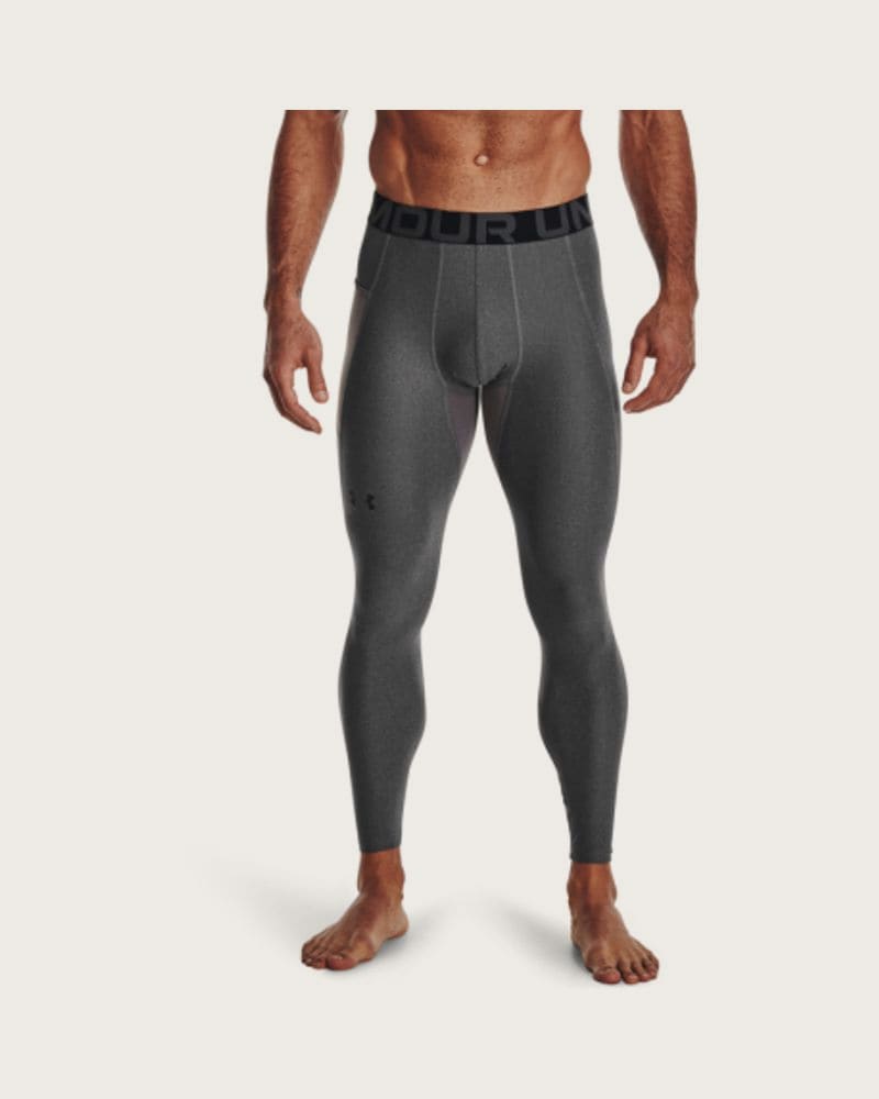 Pánske kompresné legíny UNDER ARMOUR UA HG Armour Leggings-GRY