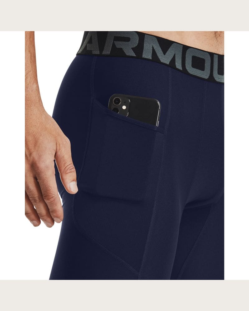 Pánske tréningové kraťasy UNDER ARMOUR UA HG Armour Lng Shorts-BLU – fotka 4