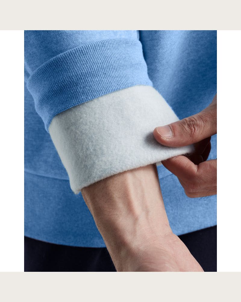 Pánska zateplená mikina s kapucňou UNDER ARMOUR UA Essential Fleece Hoodie-BLU I – fotka 3