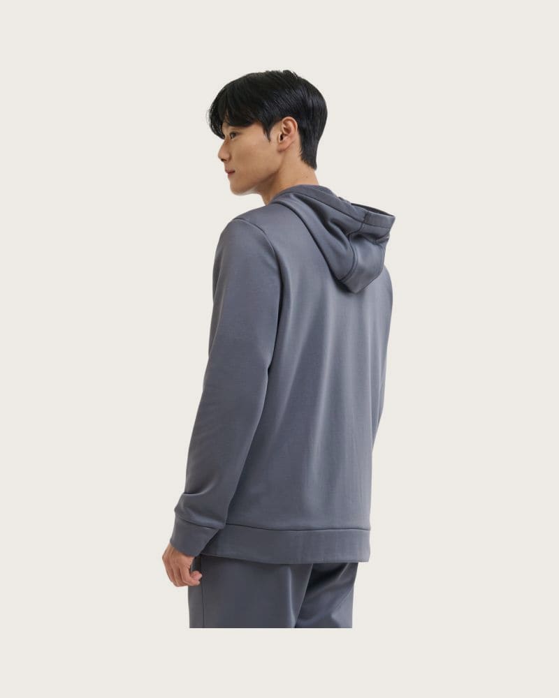 Pánska zateplená tréningová mikina so zipsom UNDER ARMOUR UA Armour Fleece FZ Hoodie-GRY – fotka 5