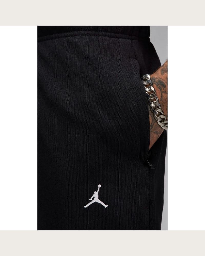 Pánske zateplené tepláky NIKE M J DF SPRT CSVR FLC PANT-010 BLACK WHITE – fotka 4