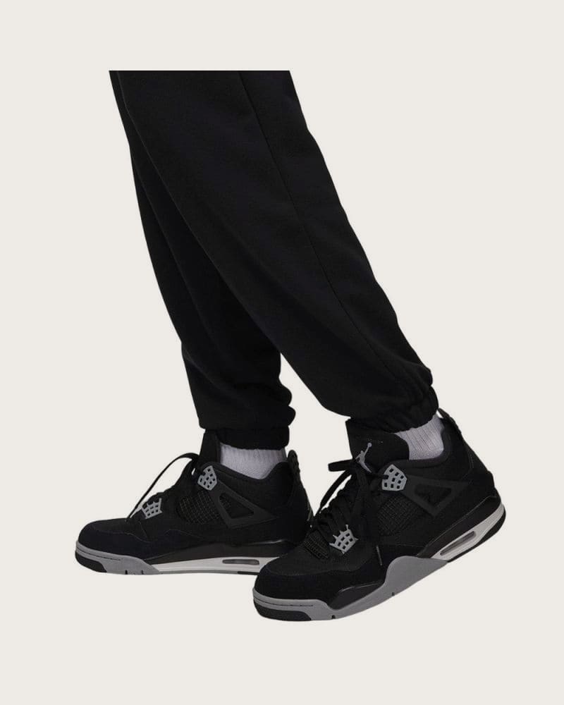 Pánske zateplené tepláky NIKE M J DF SPRT CSVR FLC PANT-010 BLACK WHITE – fotka 5
