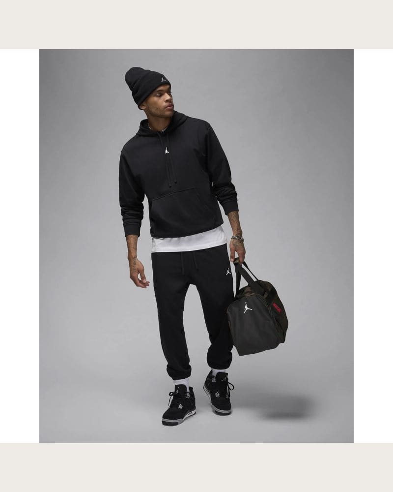 Pánska mikina s kapucňou NIKE M JORDAN DF SPRT CSVR FLC PO-010 BLACK WHITE – fotka 5