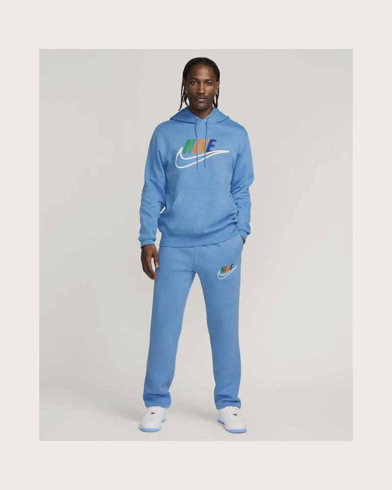 Pánske tepláky NIKE M NK CLUB BB OH PNT FTURA BLCK-412 UNIVERSITY BLUE – fotka 3