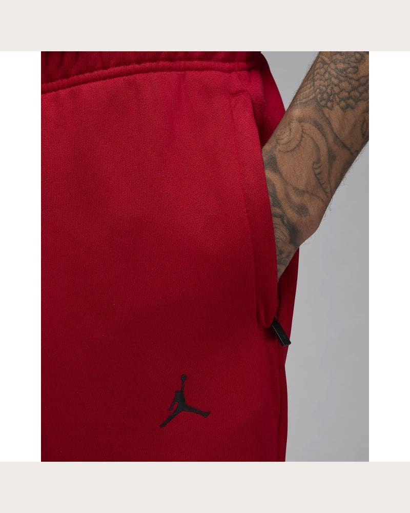 Pánske zateplené tepláky NIKE JORDAN DF SPRT CSVR FLC PANT-687 GYM RED BLACK – fotka 4