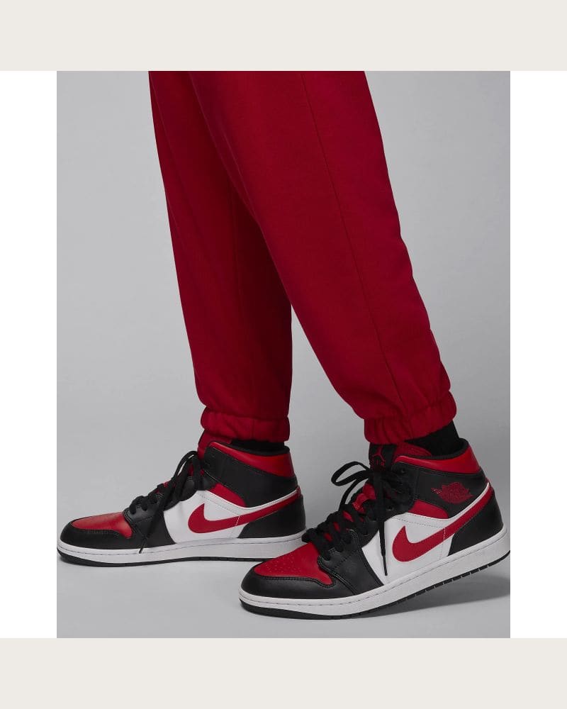 Pánske zateplené tepláky NIKE JORDAN DF SPRT CSVR FLC PANT-687 GYM RED BLACK – fotka 5