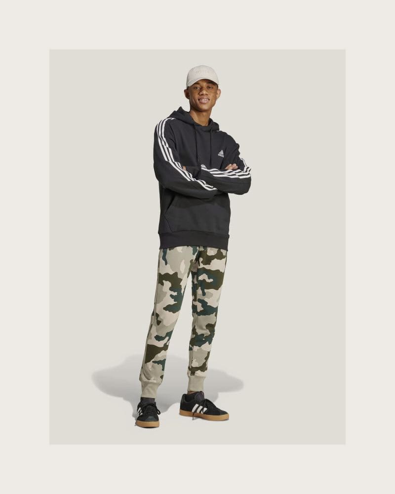 Pánske zateplené tepláky ADIDAS M CAMO PT-IV7384-Green – fotka 4