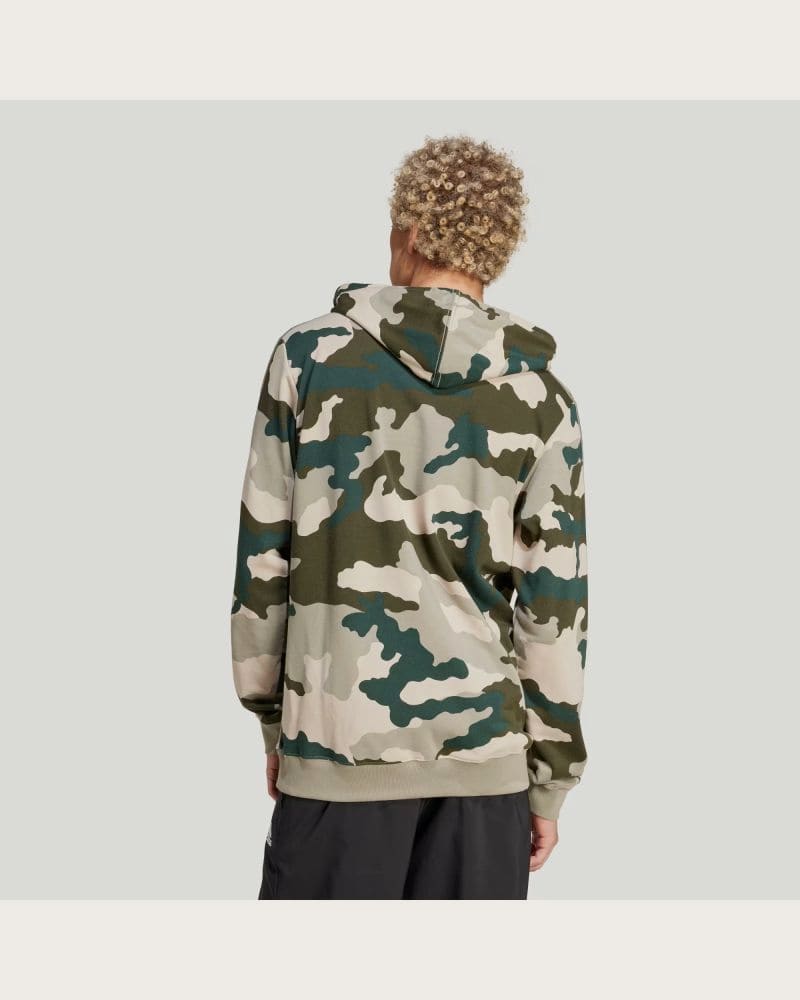 Pánska mikina s kapucňou ADIDAS M CAMO HD-IY6631-Green – fotka 3