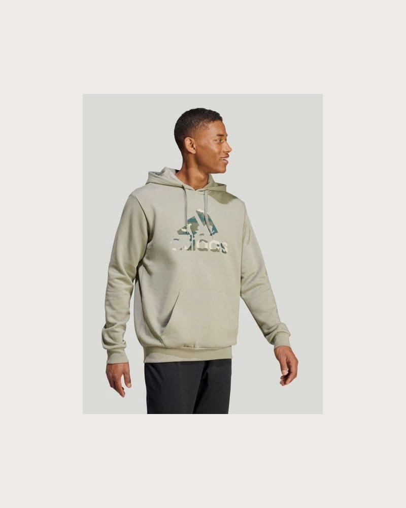 Pánska zateplená mikina s kapucňou ADIDAS M CAMO H-IY0740-Green – fotka 3