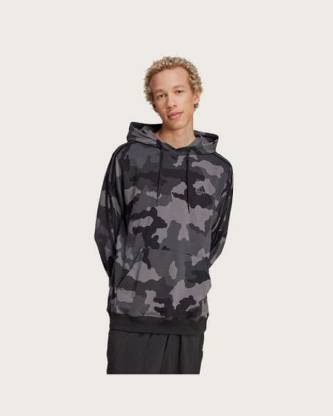 Pánska mikina s kapucňou ADIDAS M CAMO HD-IV7383-Black