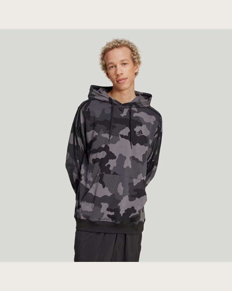 Pánska mikina s kapucňou ADIDAS M CAMO HD-IV7383-Black – fotka 2