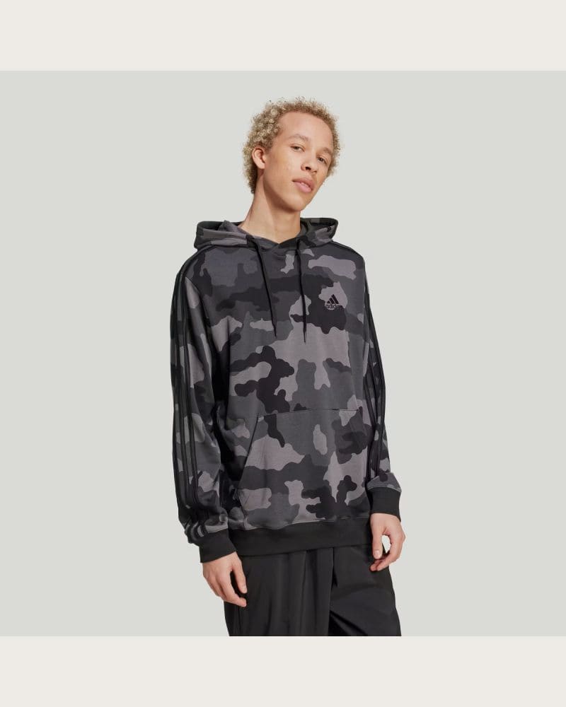Pánska mikina s kapucňou ADIDAS M CAMO HD-IV7383-Black – fotka 3