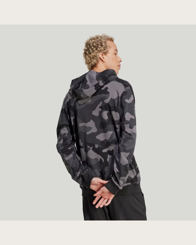 Pánska mikina s kapucňou ADIDAS M CAMO HD-IV7383-Black – fotka 4