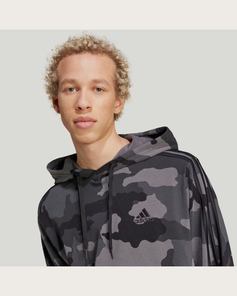 Pánska mikina s kapucňou ADIDAS M CAMO HD-IV7383-Black – fotka 5
