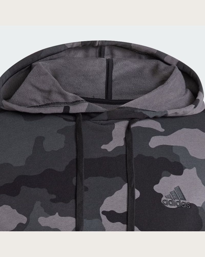 Pánska mikina s kapucňou ADIDAS M CAMO HD-IV7383-Black – fotka 6