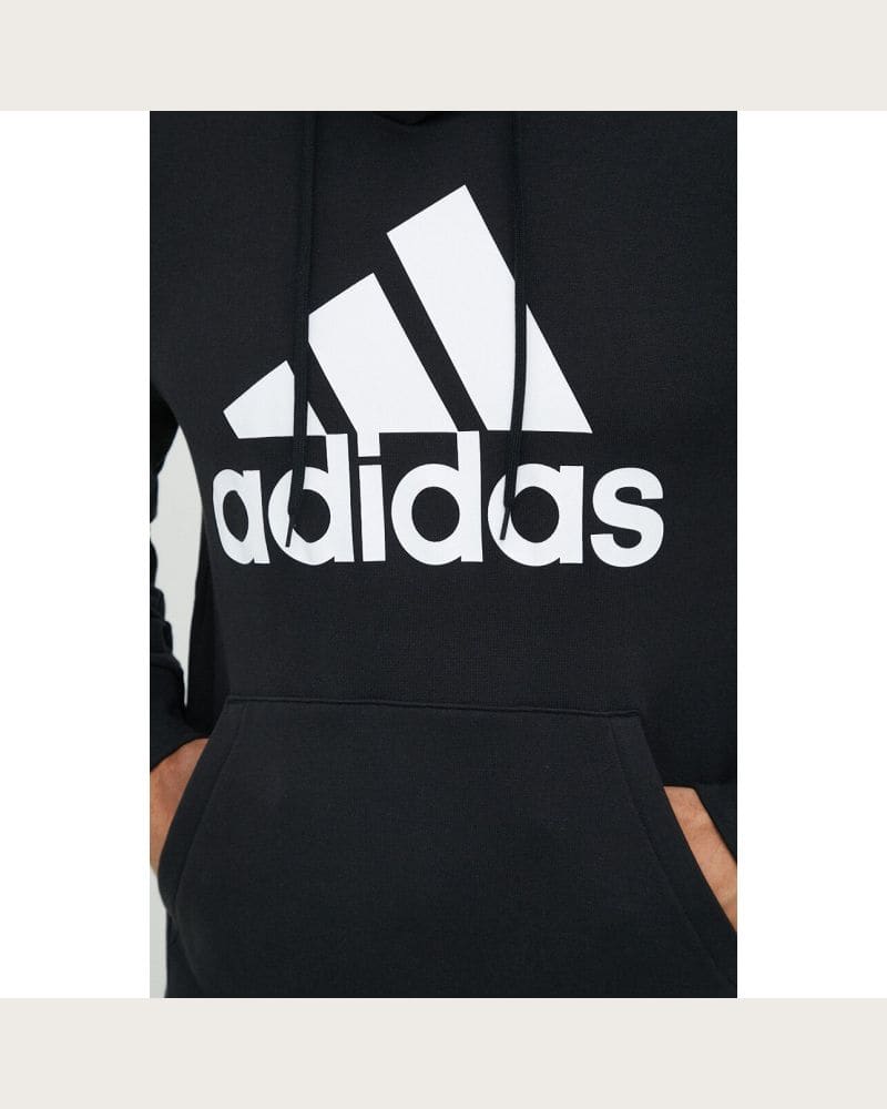 Pánska mikina s kapucňou ADIDAS M BL FT HD-IC9363-Black – fotka 6