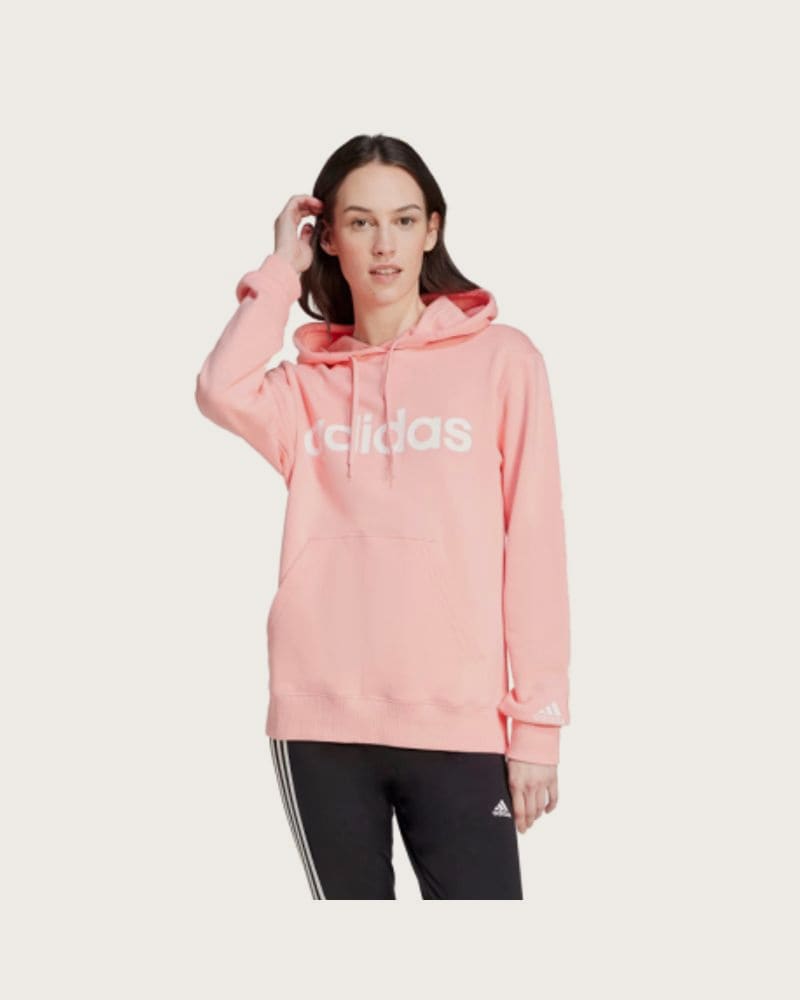 Dámska mikina s kapucňou ADIDAS W LIN FT HD-IY9186-Pink