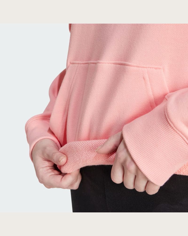 Dámska mikina s kapucňou ADIDAS W LIN FT HD-IY9186-Pink – fotka 6