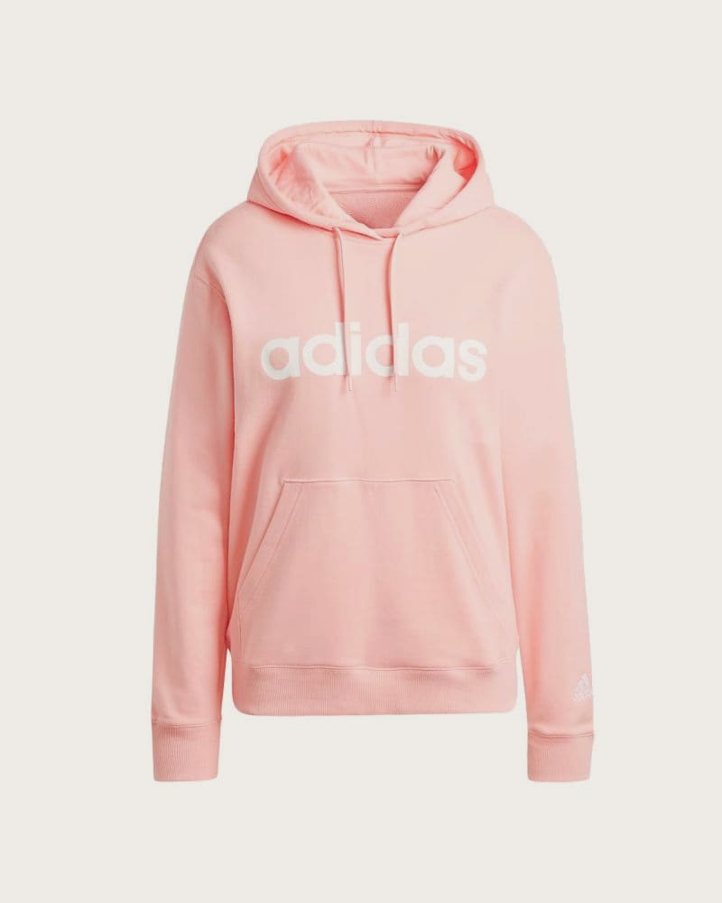 Dámska mikina s kapucňou ADIDAS W LIN FT HD-IY9186-Pink – fotka 8