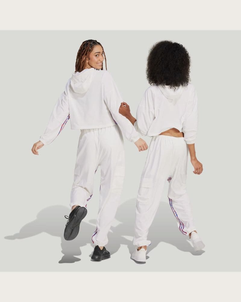 Dámske tepláky ADIDAS EXPRESS CARGO-IW8666-White – fotka 4