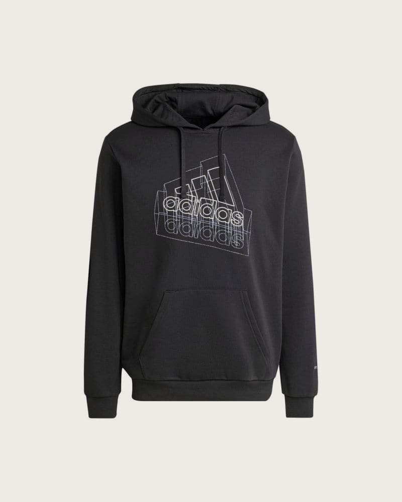Pánska mikina s kapucňou ADIDAS M TECH BOS H-IW2636-Black – fotka 6