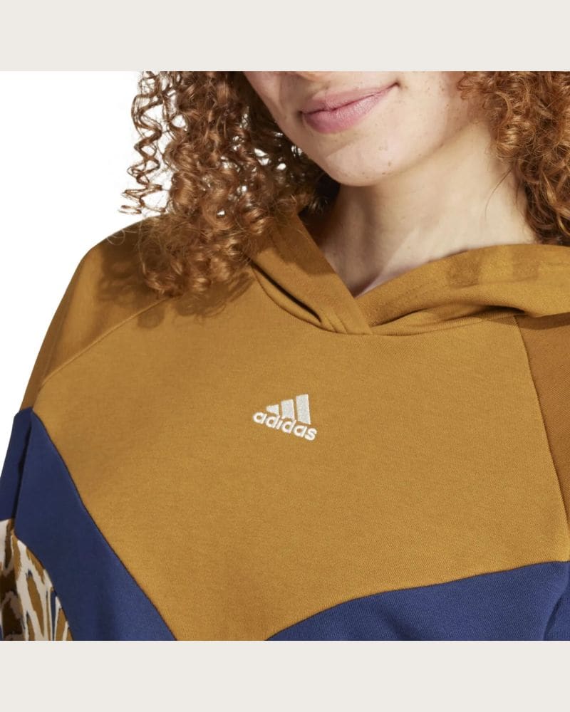 Dámska mikina s kapucňou ADIDAS FARM HOODIE-IV9738-Brown – fotka 4