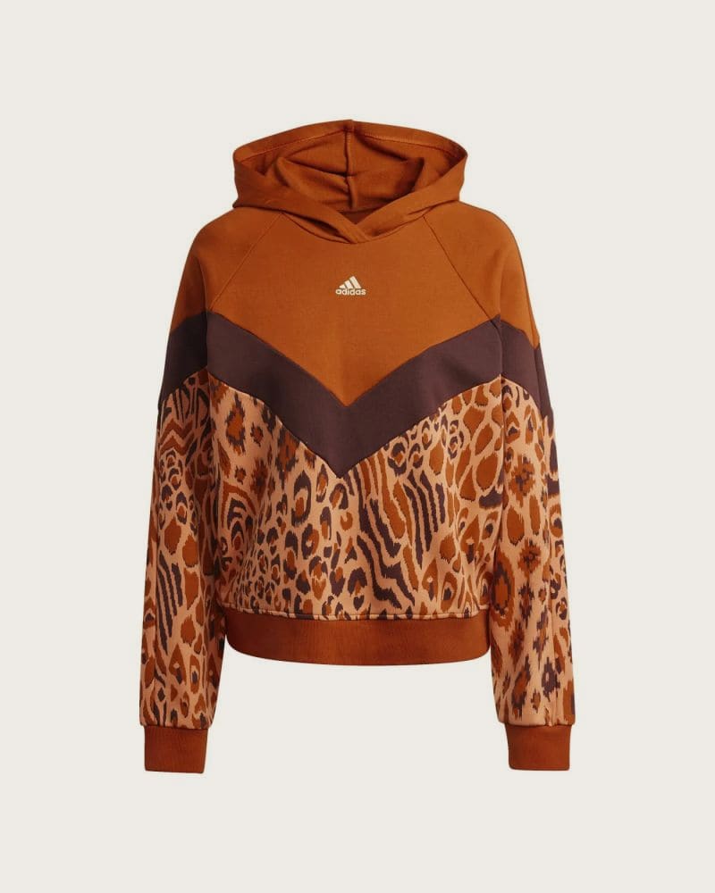 Dámska mikina s kapucňou ADIDAS FARM HOODIE-IV9739-Orange – fotka 6