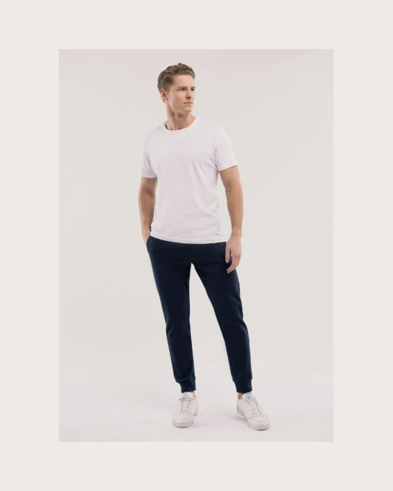 Pánske tepláky VOLCANO N-BEN -600-NAVY – fotka 4